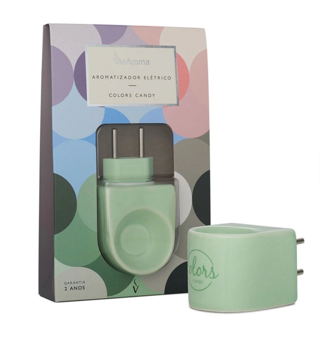 Difusor Aromatizador Colors Verde Via Aroma