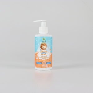 Shampoo Infantil 100% Natural com Óleos essenciais de Lavanda e Laranja doce e Pantenol
