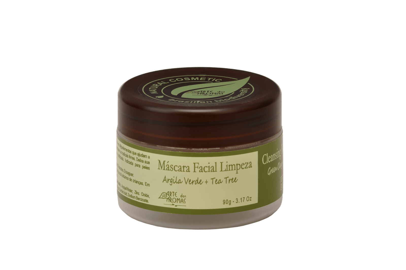 Máscara Argila Verde Natural Arte dos Aromas 90gr