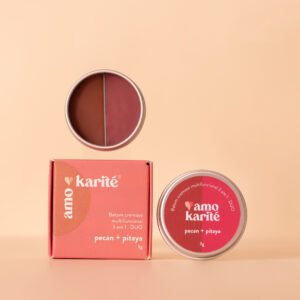 Duo Batom Cremoso Multifuncional 3 em 1 - Pecan + Pitaya