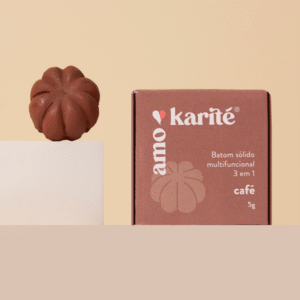Batom Sólido Multifuncional 3 em 1 - Café Amo Karité