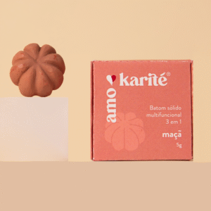 Batom Sólido Multifuncional 3 em 1 - Maçã