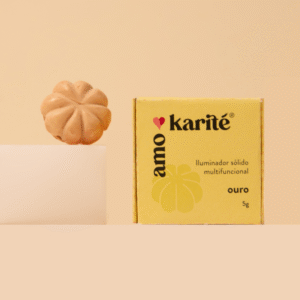 Iluminador Sólido Multifuncional Ouro 5gr Amo Karité